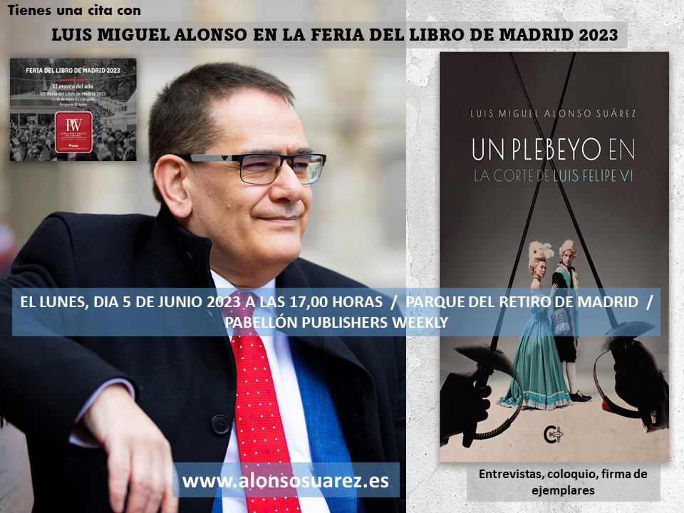 LUIS MIGUEL ALONSO EN LA FERIA DEL LIBRO DE MADRID 2023